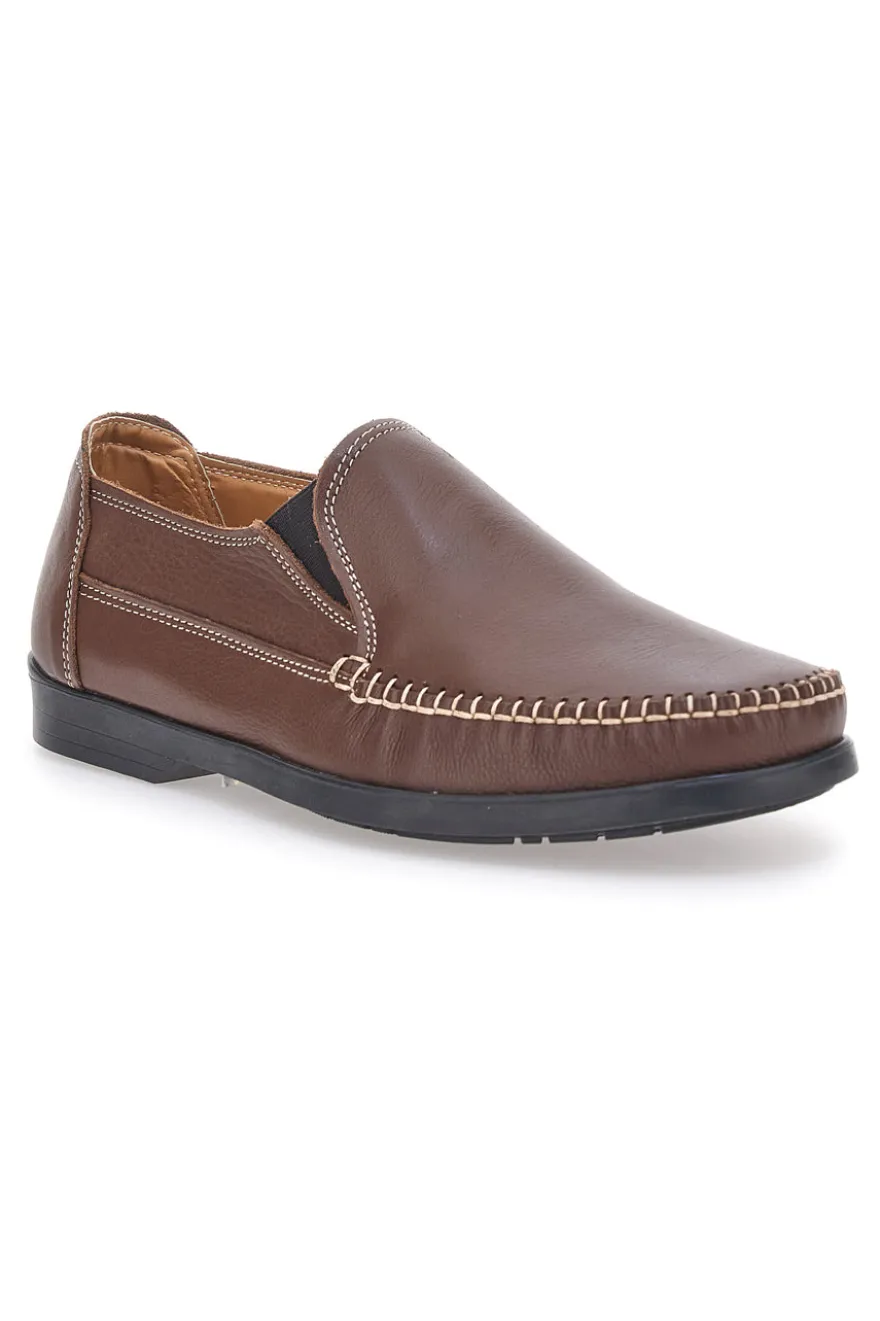 Mocassini Marroni In Vera Pelle Made In Italy Jerpoint 2020