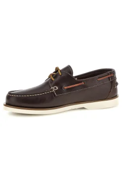 Mocassini marroni in vera pelle Pittarello Ptr 10