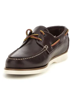 Mocassini marroni in vera pelle Pittarello Ptr 10