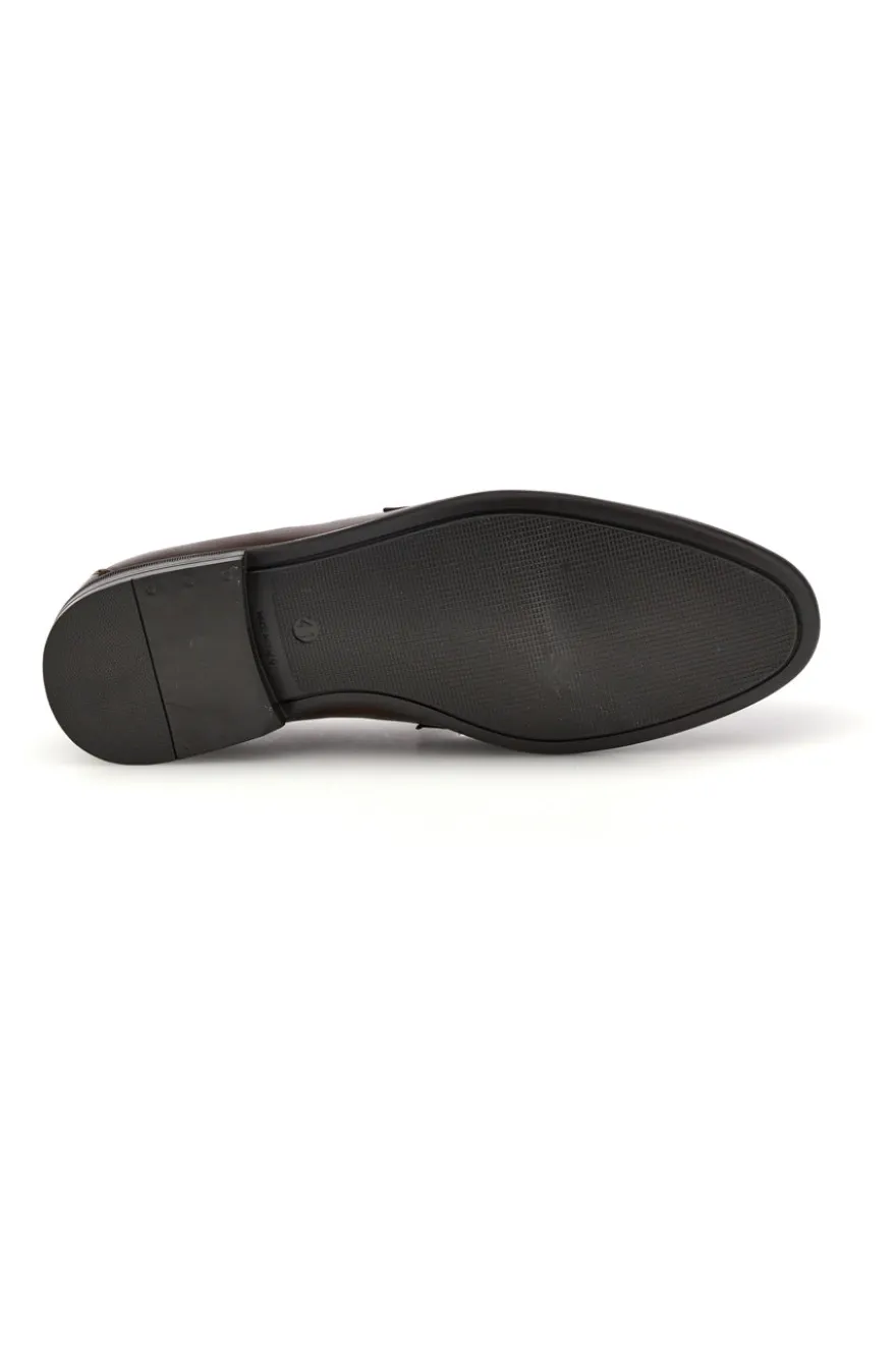 Mocassini marroni in vera pelle Pittarello 070