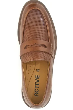 Mocassini Marroni In Vera Pelle Pittarello Active 2406