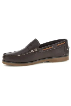 Mocassini marroni in vera pelle Pittarello Ptr 11
