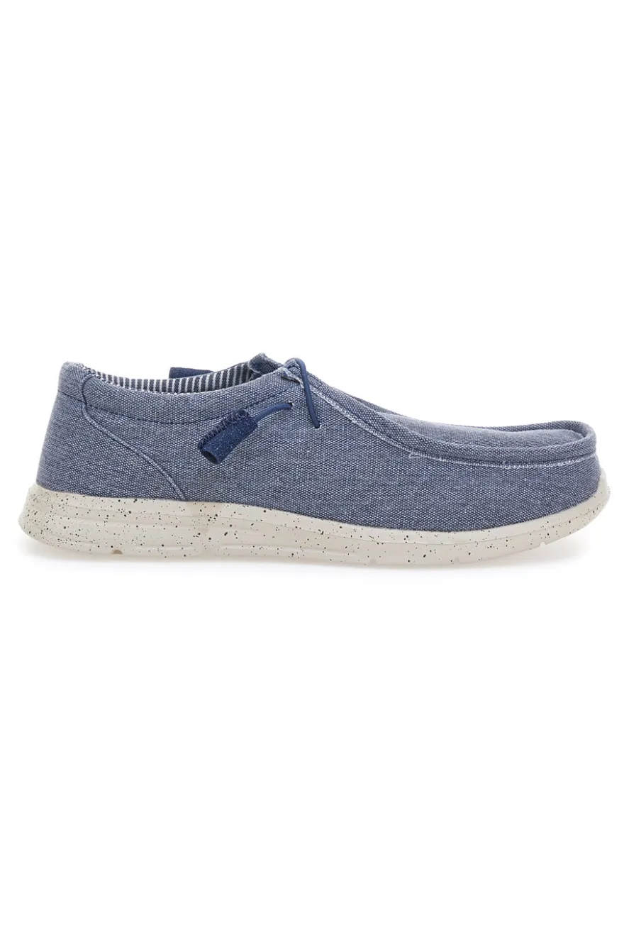 Mocassini Navy con laccio elastico SEVENOAKS PK1147L