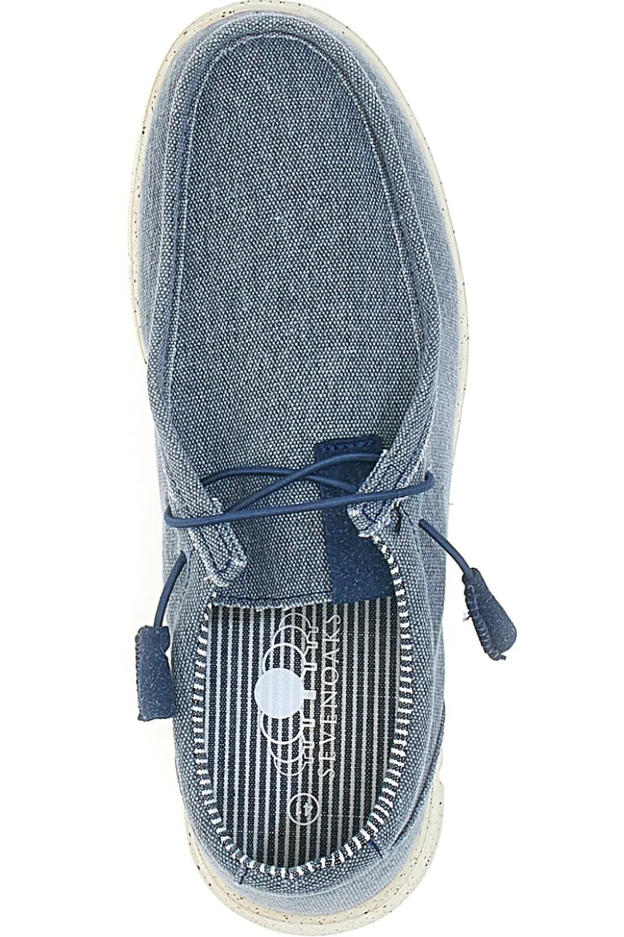 Mocassini Navy con laccio elastico SEVENOAKS PK1147L