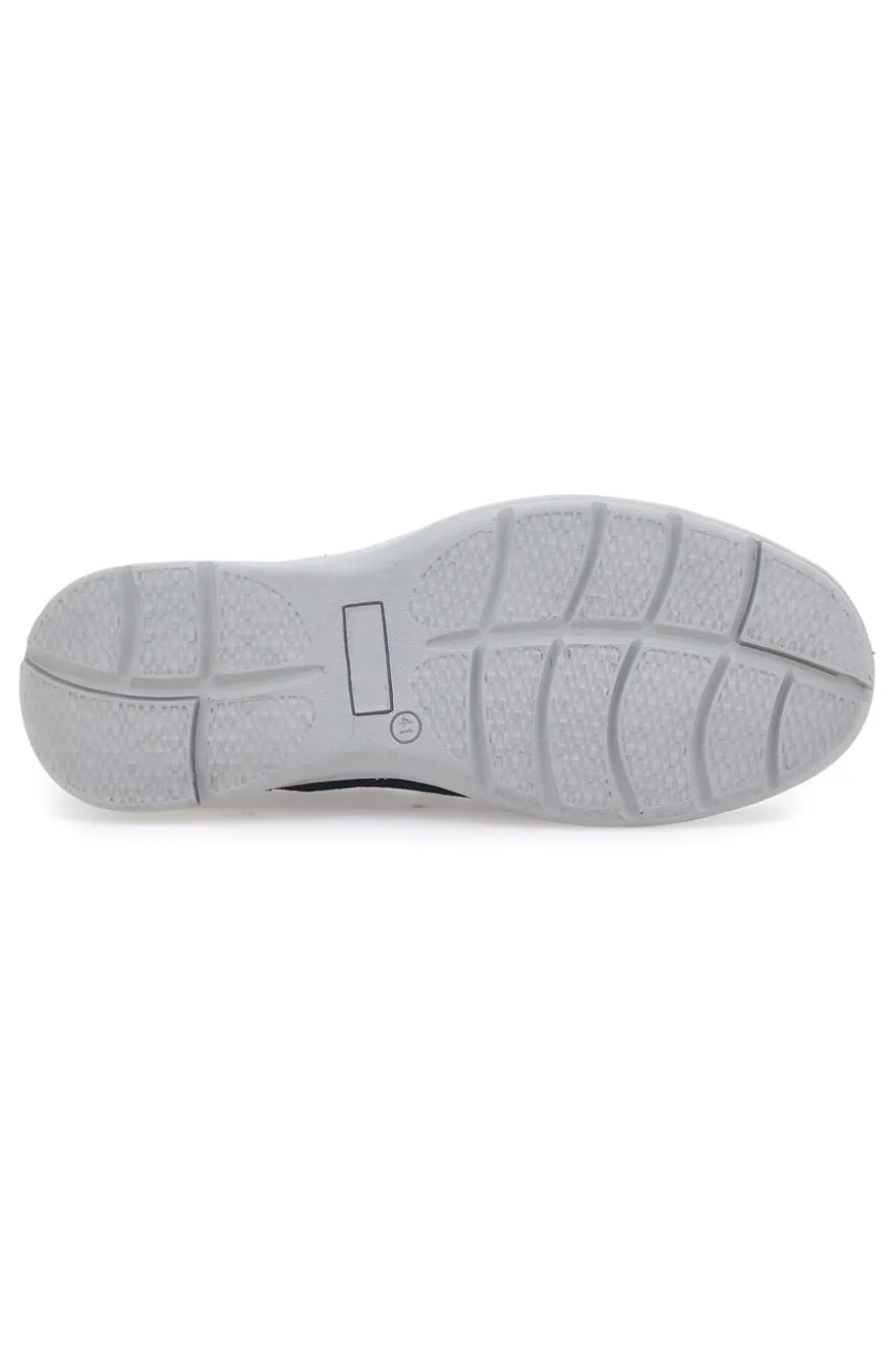 Mocassini Navy con Tomaia in Pelle JOHES LAND K106