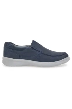 Mocassini Navy con Tomaia in Pelle JOHES LAND K106