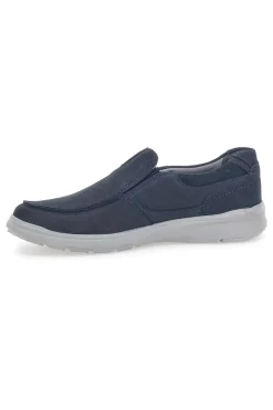 Mocassini Navy con Tomaia in Pelle JOHES LAND K106
