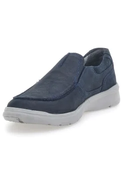 Mocassini Navy con Tomaia in Pelle JOHES LAND K106