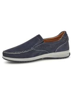 Mocassini navy in vera pelle Jerpoint 320