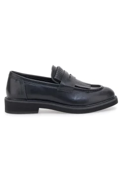 Mocassini Neri Con Frange Me & Me 1236