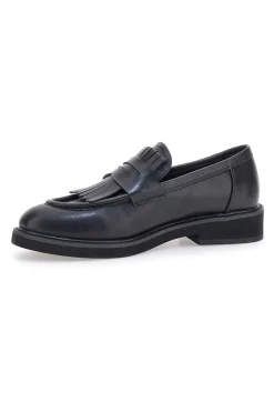 Mocassini Neri Con Frange Me & Me 1236