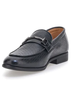 Mocassini neri con morsetto Longford 2Y08513