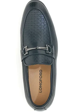 Mocassini neri con morsetto Longford 2Y08513