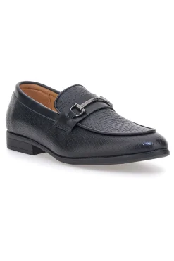 Mocassini neri con morsetto Longford 2Y08513