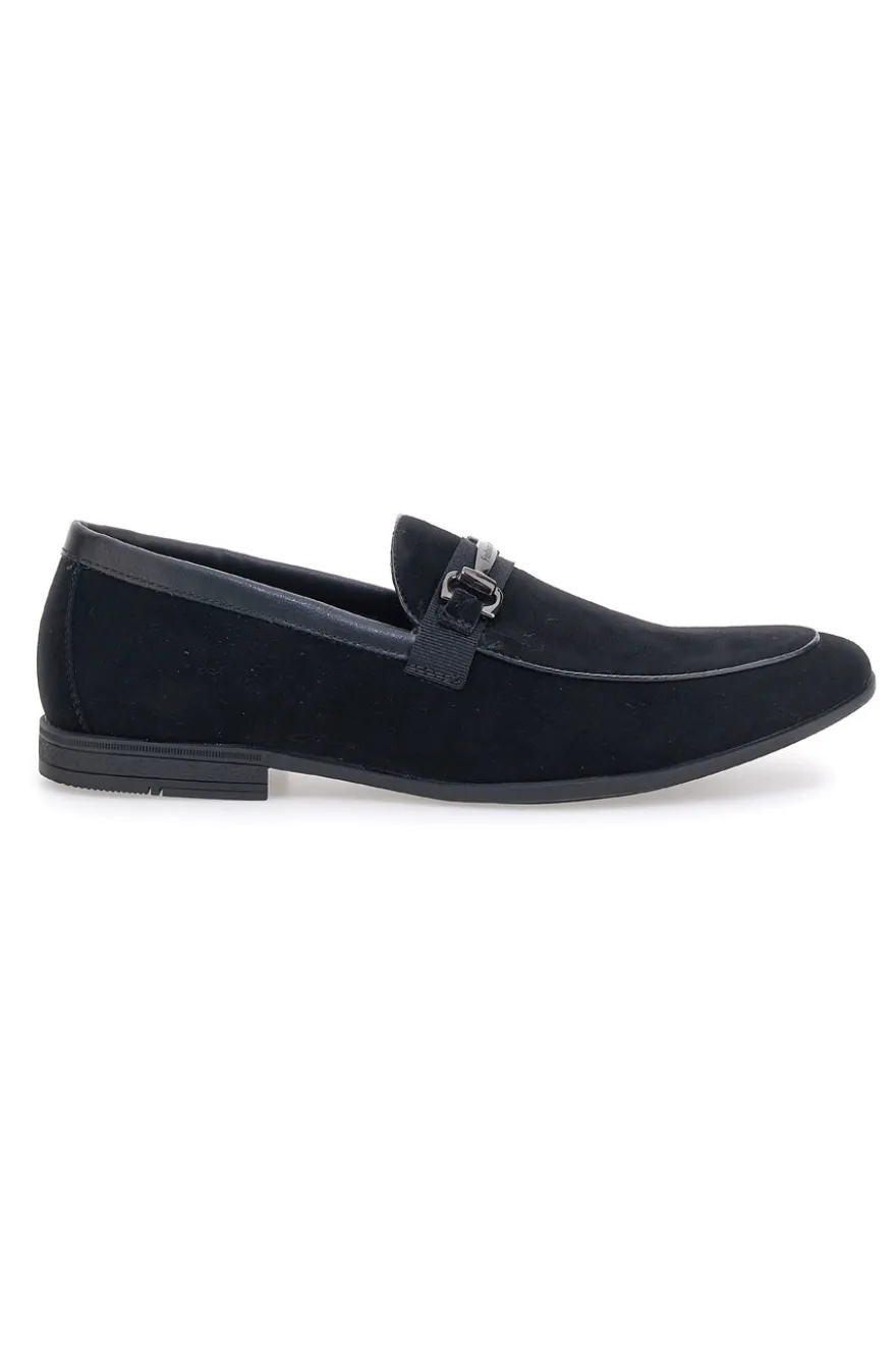 Mocassini neri con morsetto Claremorris 218014A