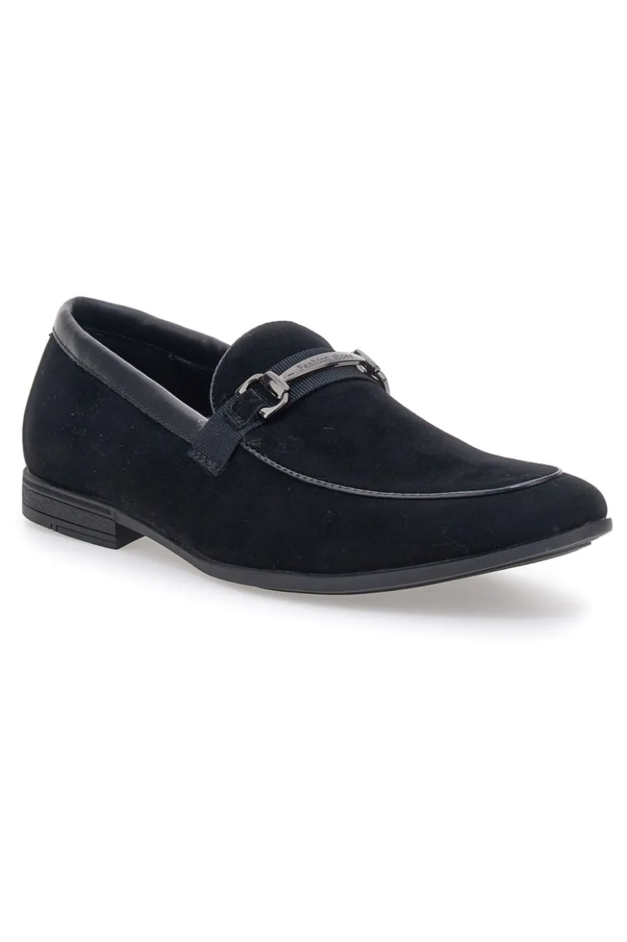 Mocassini neri con morsetto Claremorris 218014A