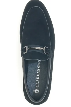 Mocassini neri con morsetto Claremorris 218014A
