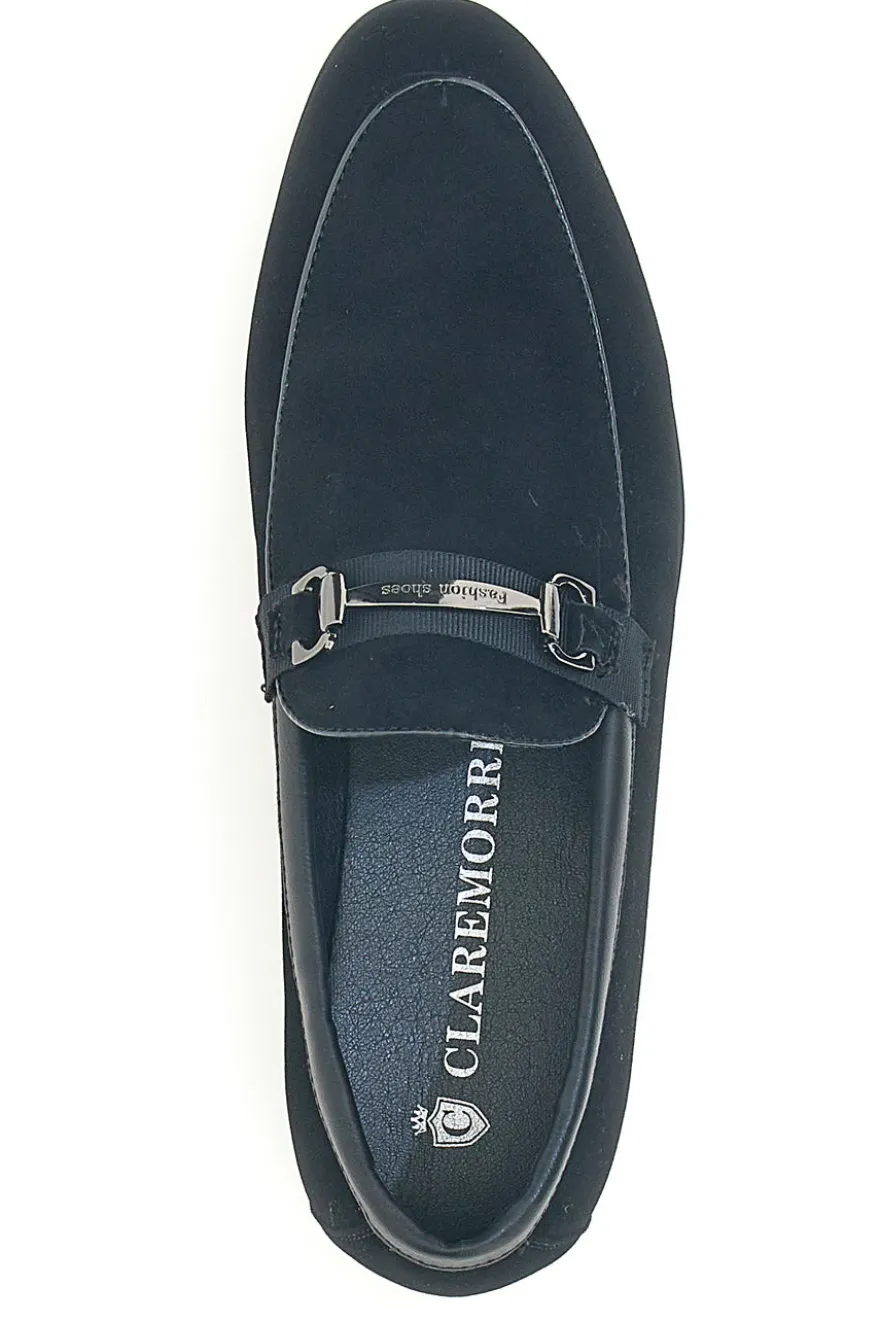 Mocassini neri con morsetto Claremorris 218014A