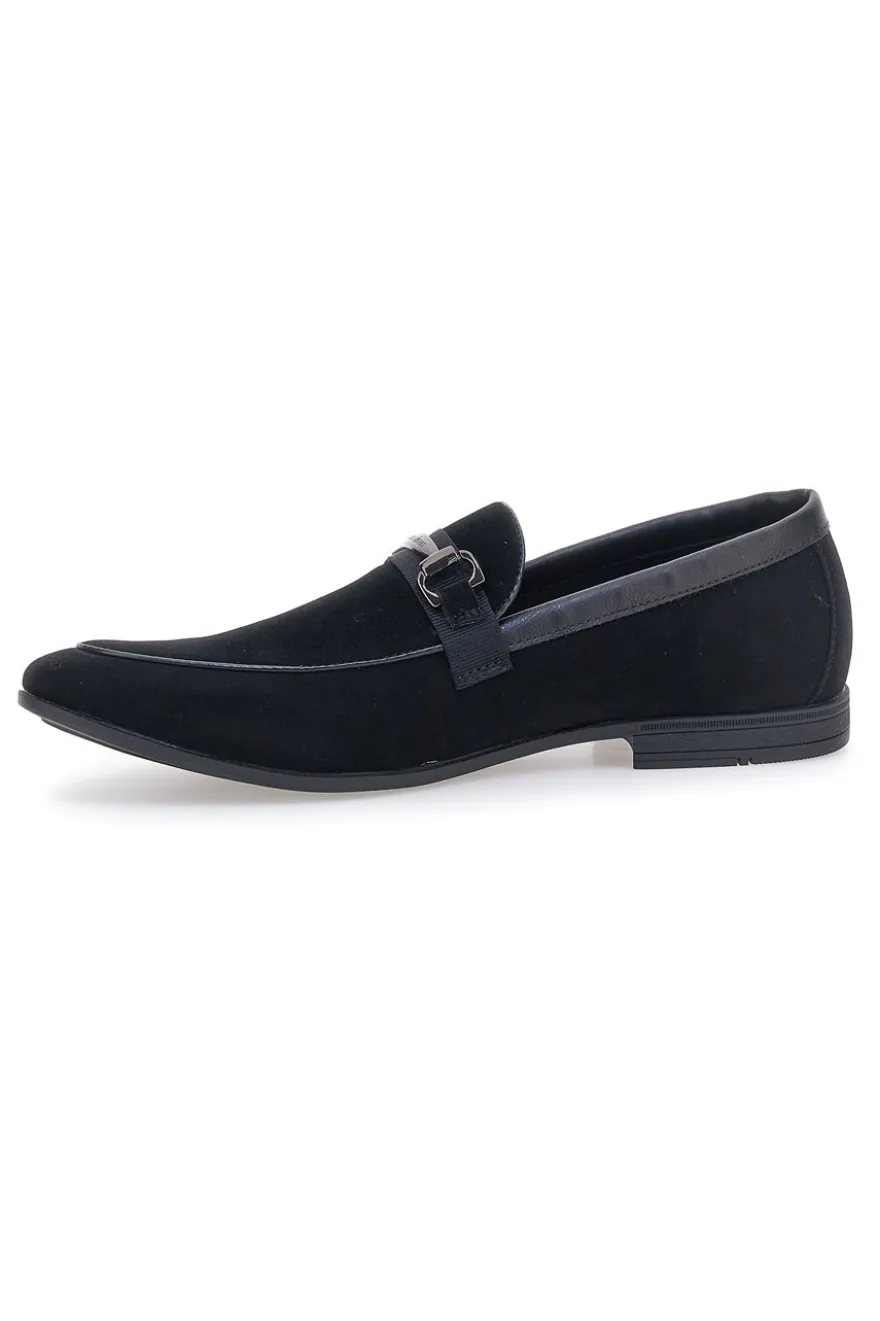 Mocassini neri con morsetto Claremorris 218014A