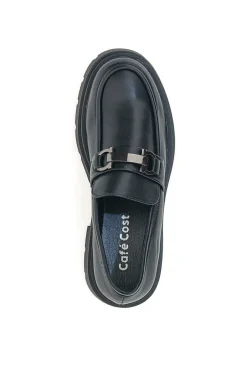 Mocassini Neri Con Platform Cafe' Cost 2102613