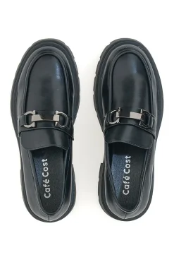 Mocassini Neri Con Platform Cafe' Cost 2102613