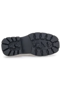 Mocassini Neri Con Platform Betty Flowers 126