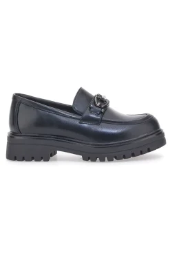 Mocassini Neri Con Platform Cafe' Cost 695151