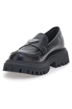 Mocassini neri con suola platform LAURA BIAGIOTTI 92339277