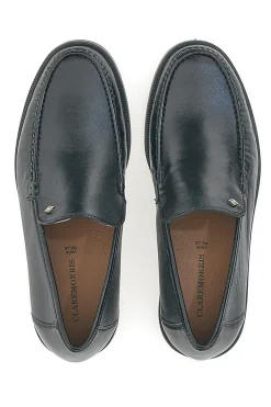 Mocassini Neri in Pelle Claremorris 564