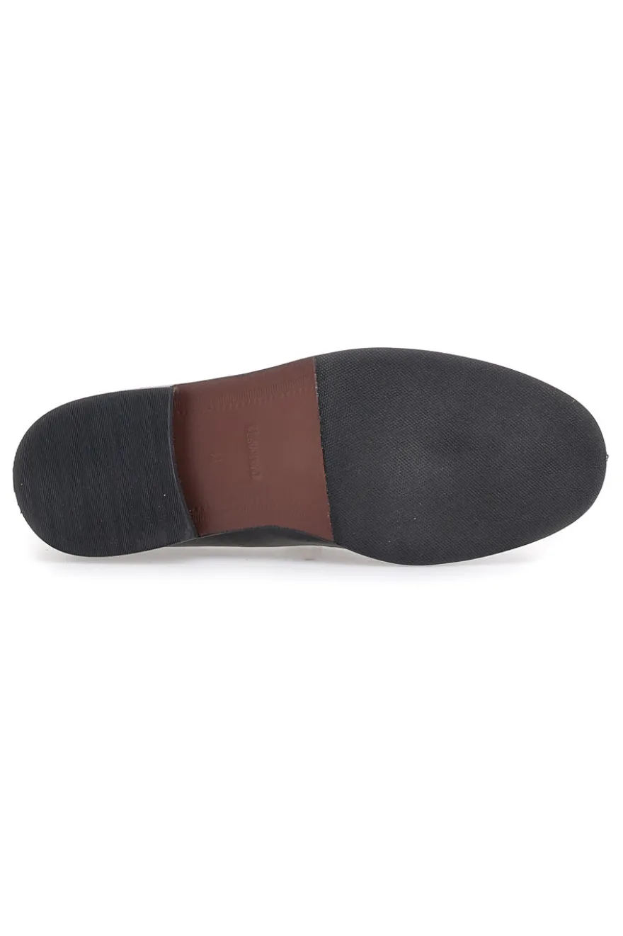 Mocassini Neri in Pelle Claremorris 564