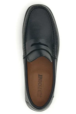 Mocassini neri in pelle design classico Jerpoint 102
