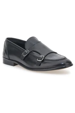 Mocassini Neri In Vera Pelle Made In Italy Pittarello 2371