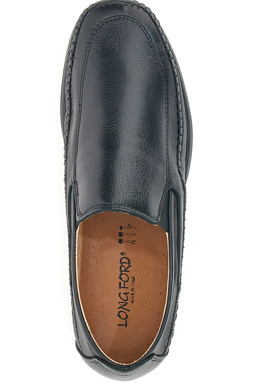 Mocassini Neri In Vera Pelle Made In Italy Longford 2026
