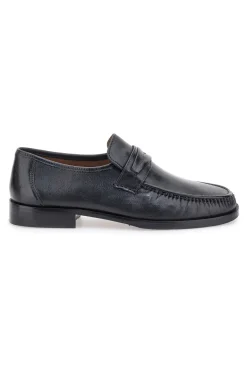 Mocassini Neri In Vera Pelle Claremorris 567