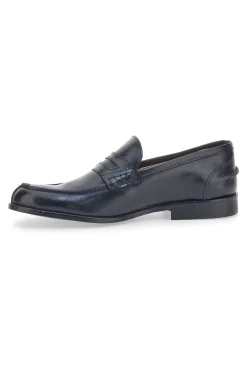 Mocassini Neri In Vera Pelle Made in Italy Pittarello 401
