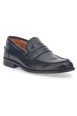 Mocassini Neri In Vera Pelle Made in Italy Pittarello 401