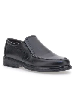 Mocassini Neri In Vera Pelle Made In Italy Pittarello 21300