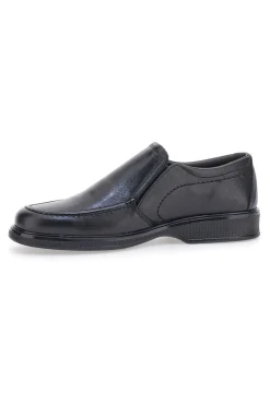 Mocassini Neri In Vera Pelle Made In Italy Pittarello 21300