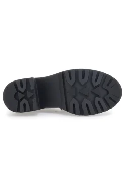 Mocassini Neri Platform con Brillantini Bettyflowers 01