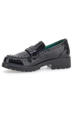 Mocassini neri Vegan effetto lucido ECO BIO J528246