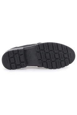 Mocassini neri Vegan effetto velluto ECO BIO J528706