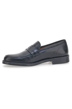 Mocassini Neri Vera Pelle Longford 711