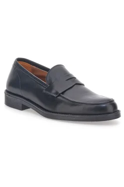 Mocassini Neri Vera Pelle Longford 711