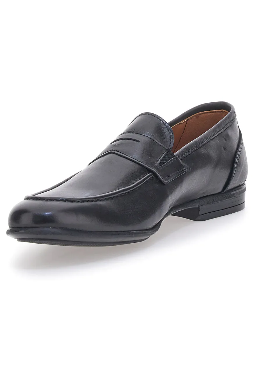 Mocassini Nero in Vera Pelle Made in Italy Pittarello 70