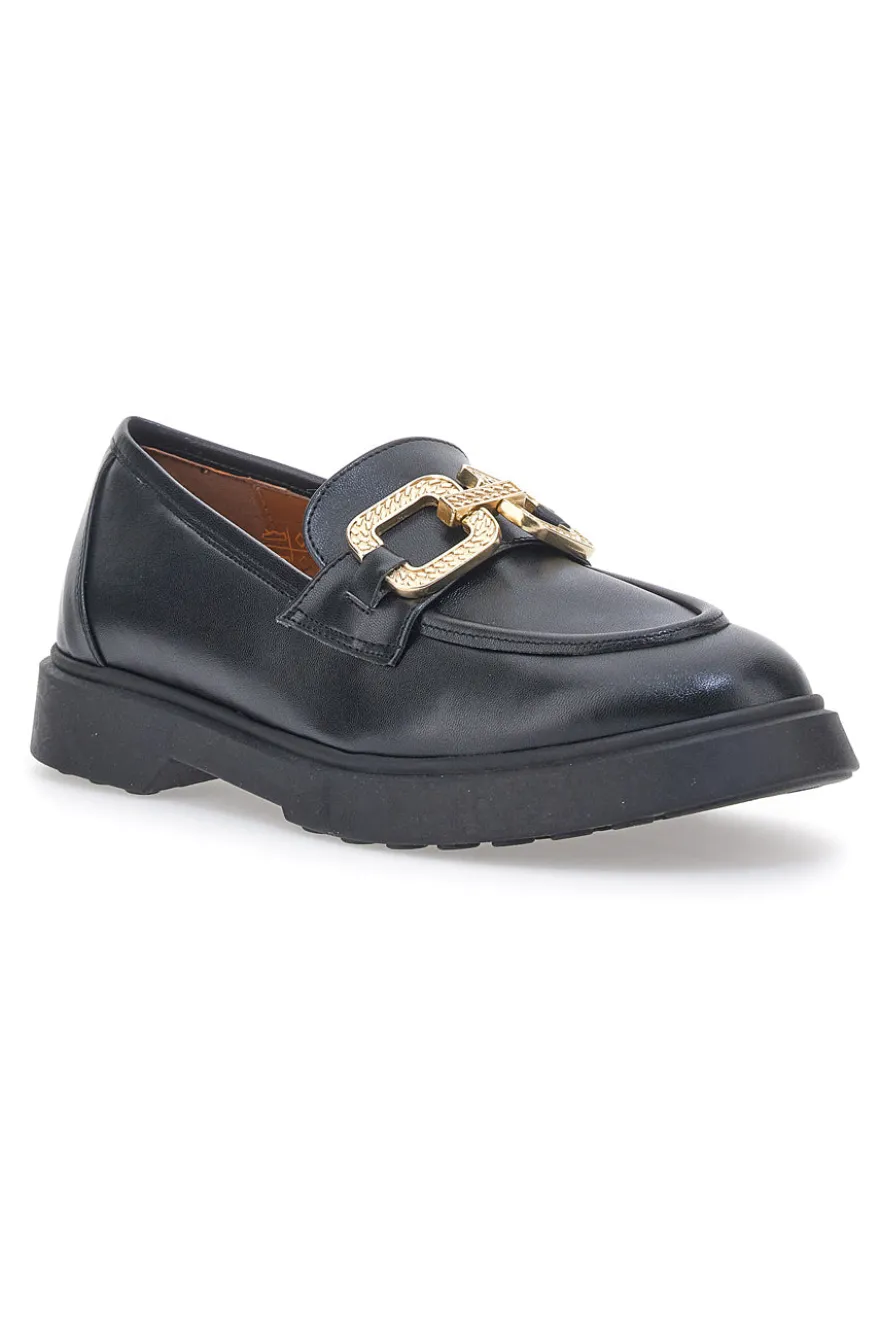Mocassini Nero Pittarello Couture 019602