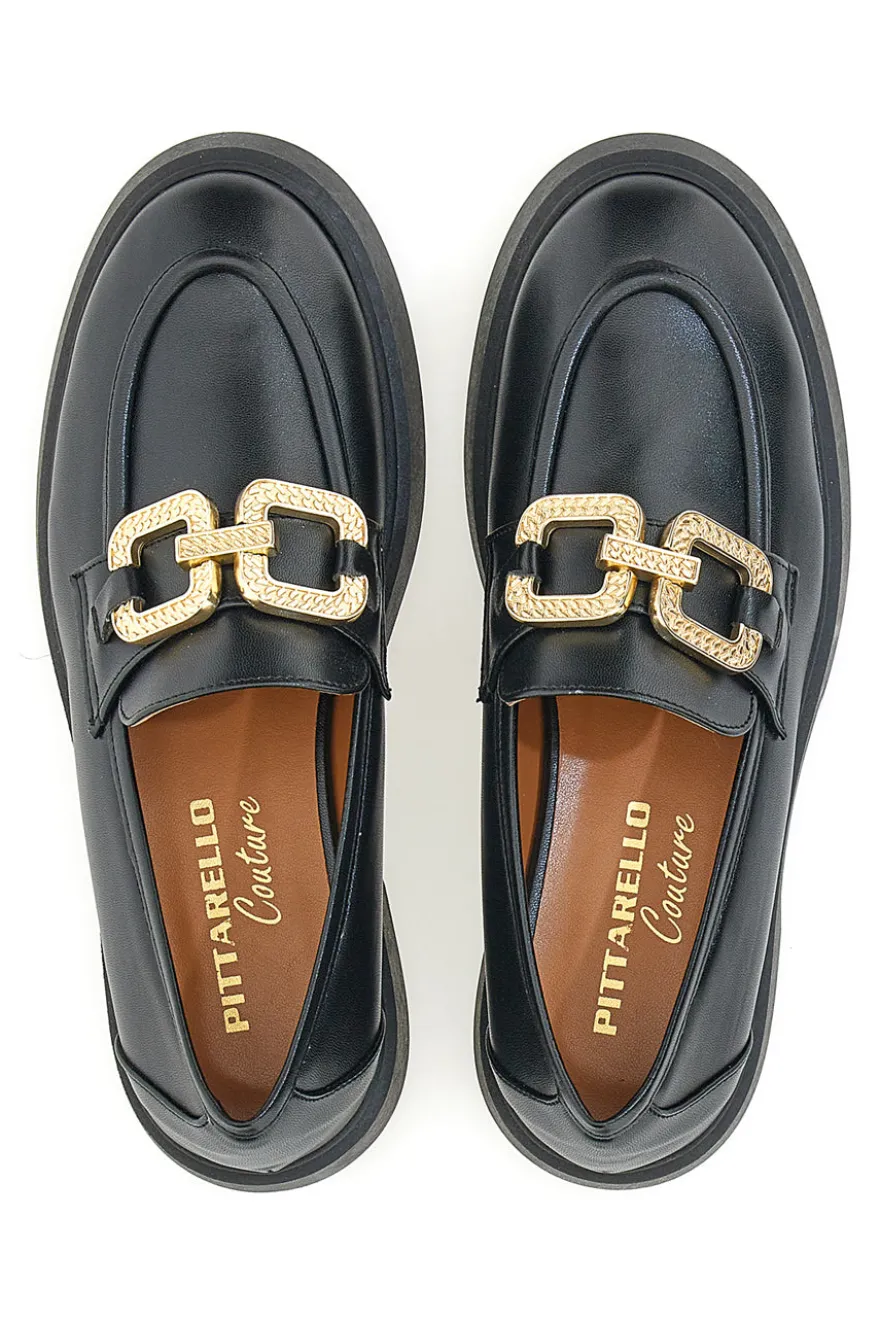 Mocassini Nero Pittarello Couture 019602