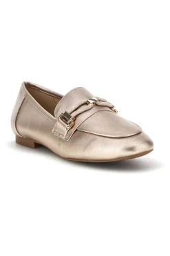 Mocassini oro con morsetto Le havre paris TW26S2300812