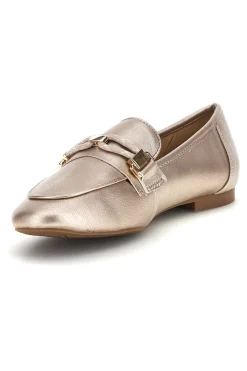 Mocassini oro con morsetto Le havre paris TW26S2300812