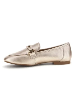 Mocassini oro con morsetto Le havre paris TW26S2300812