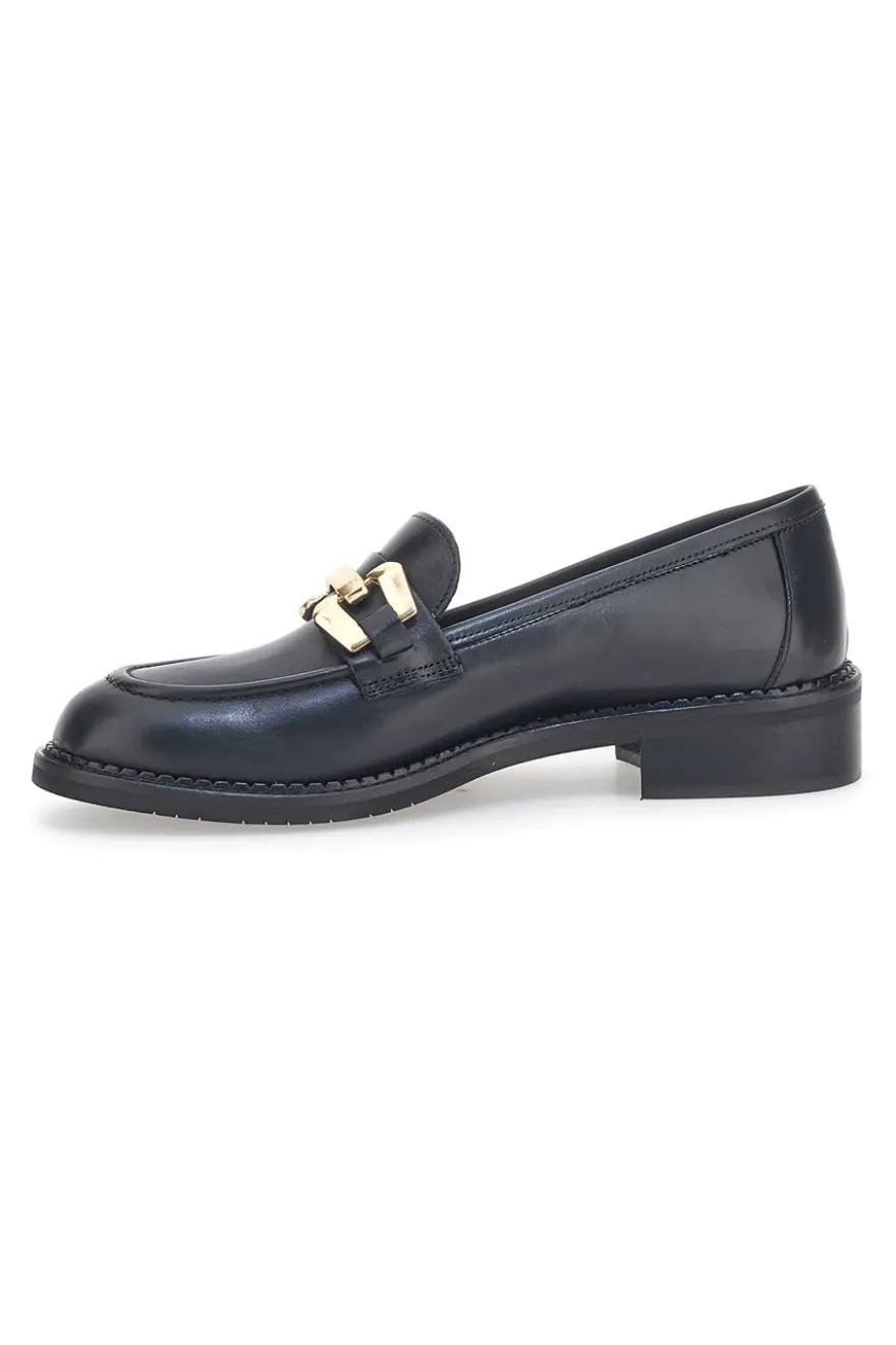 Mocassini Pittarello Look 3026 Nero Vera Pelle